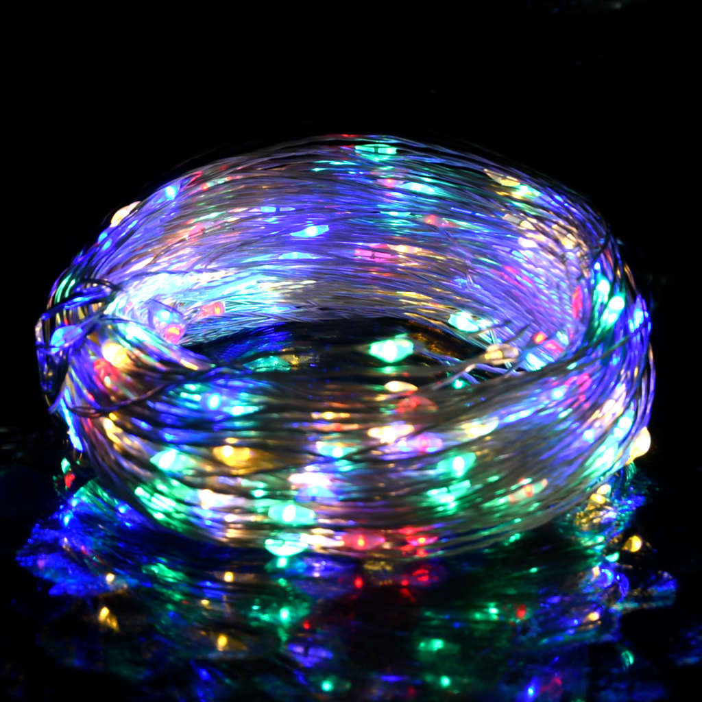 vidaXL Guirlande LED avec 300 LED Multicolore 30 m