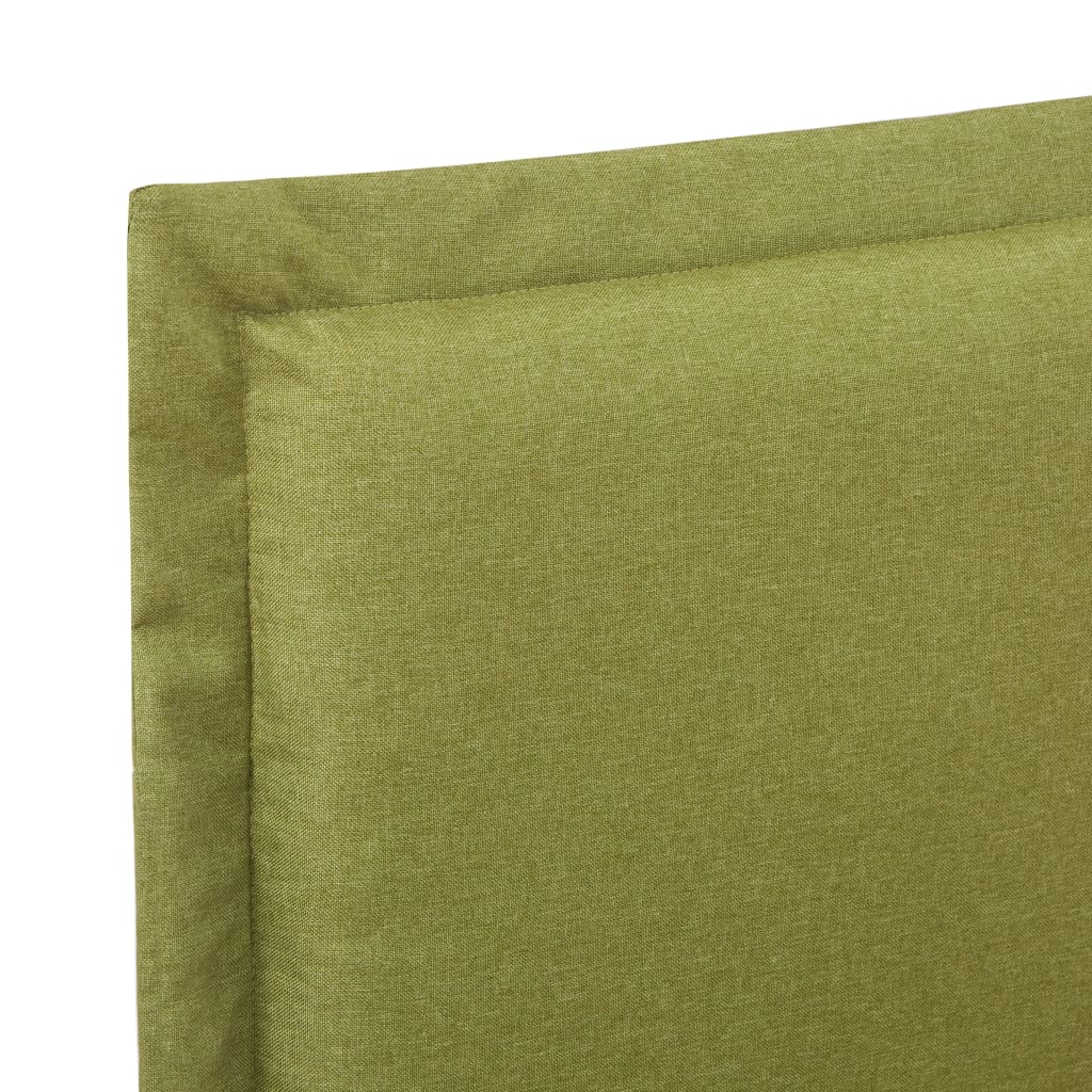 vidaXL Cadre de lit Vert Tissu 120 x 200 cm