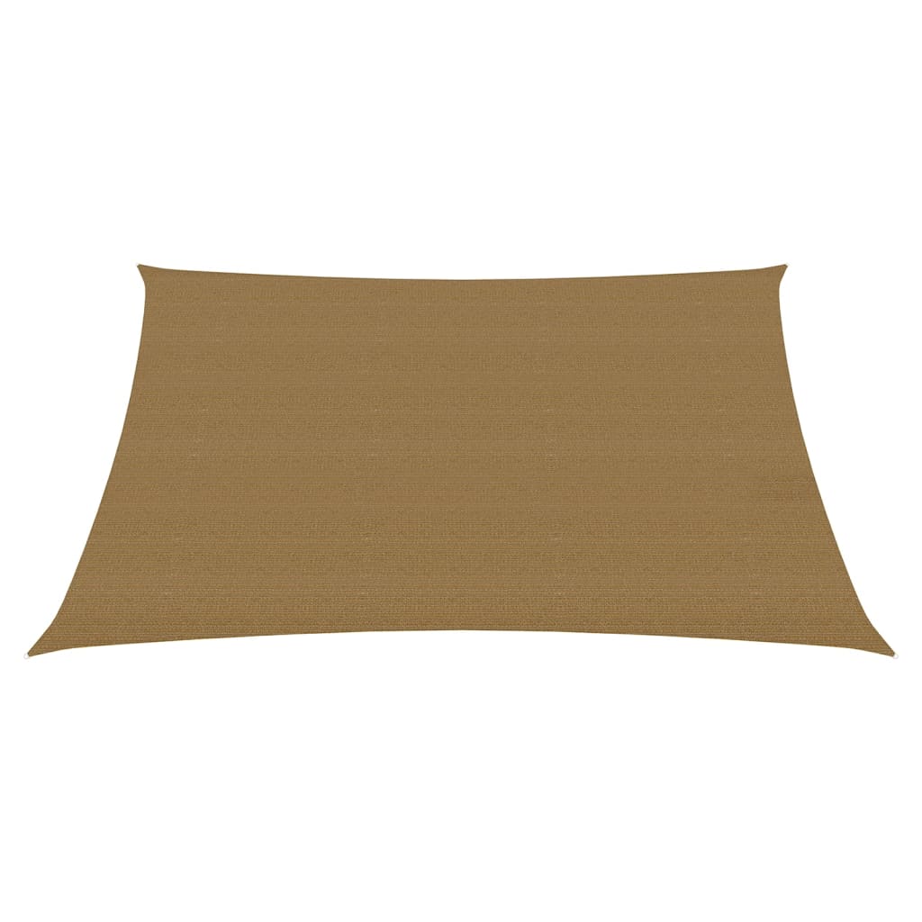 vidaXL Voile d'ombrage 160 g/m² Taupe 2,5x3 m PEHD