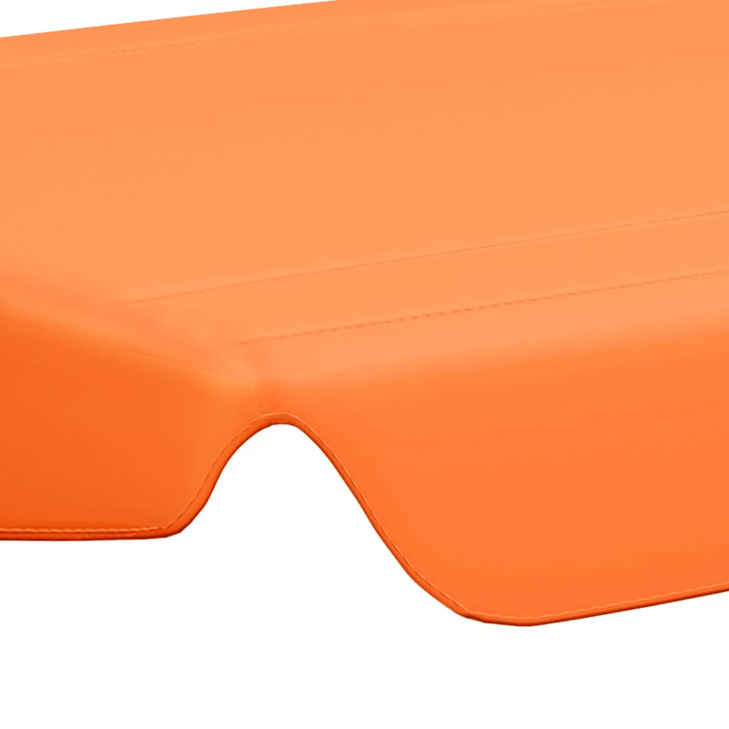 vidaXL Toit de rechange de balançoire orange 150/130x105/70 cm