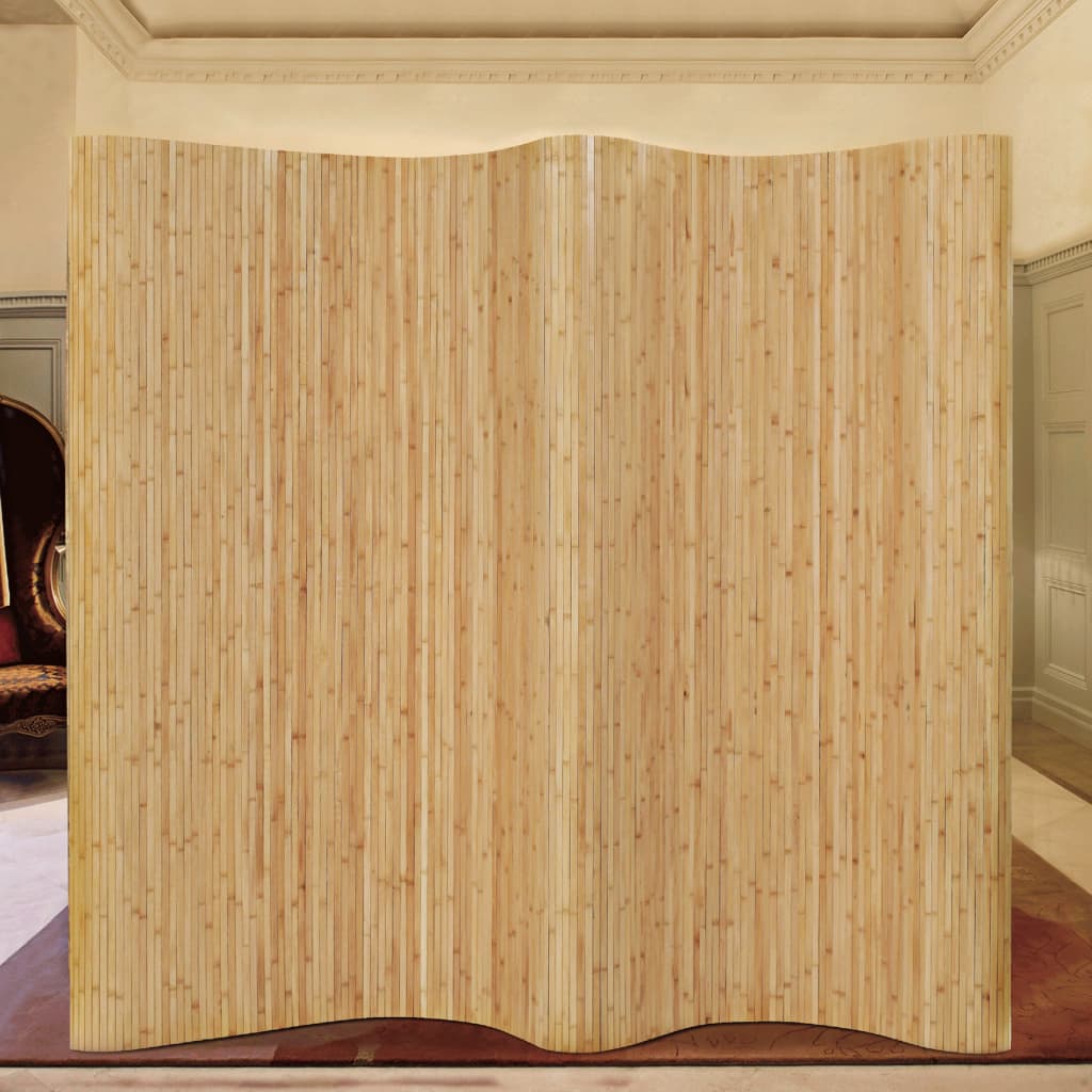 vidaXL Cloison de séparation Bambou 250 x 165 cm Naturel