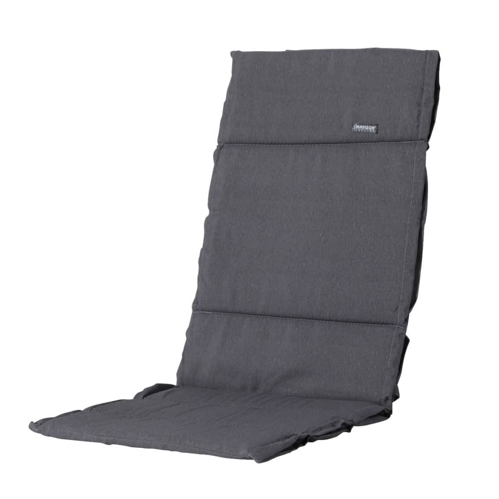 Madison Coussin de siège en fibre Panama 125x50 cm gris