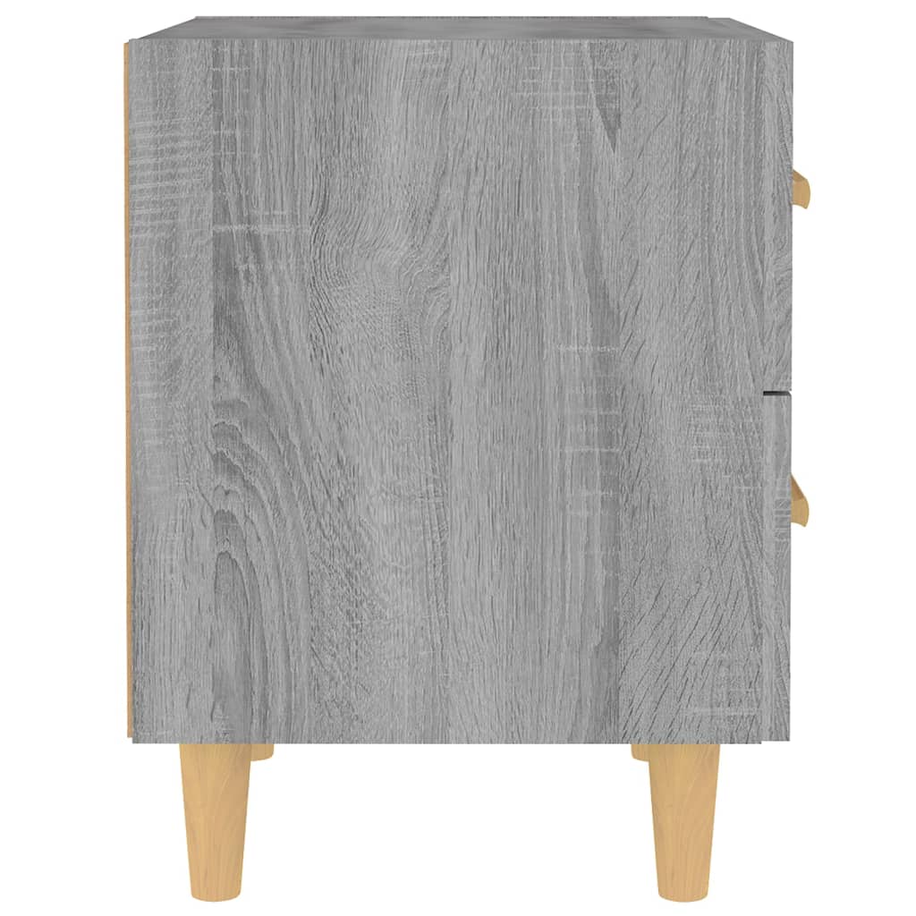vidaXL Table de chevet Sonoma gris 40x35x47,5 cm