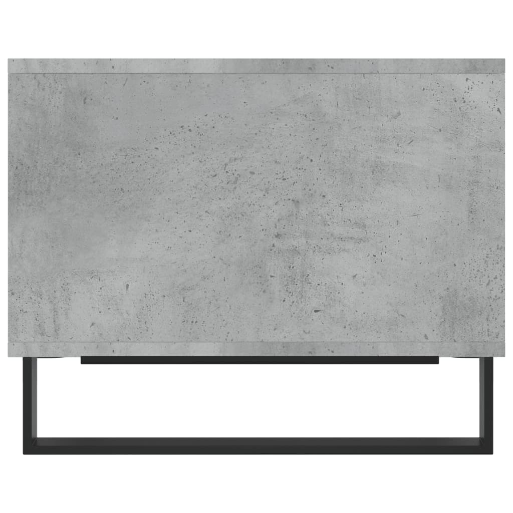vidaXL Table basse gris béton 60x50x40 cm bois d'ingénierie