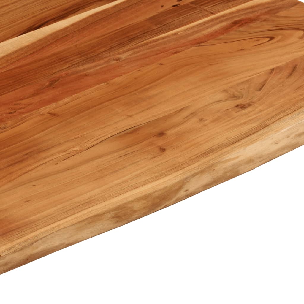 vidaXL Dessus de table 100x80x2,5 cm rectangulaire bois massif acacia