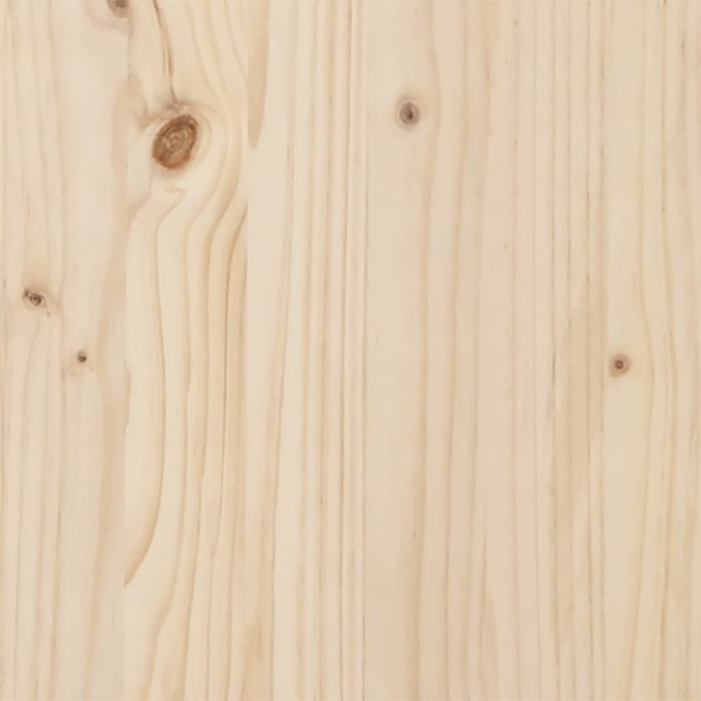 vidaXL Bac à sable avec couvercle 111x111x19,5 cm bois massif de pin