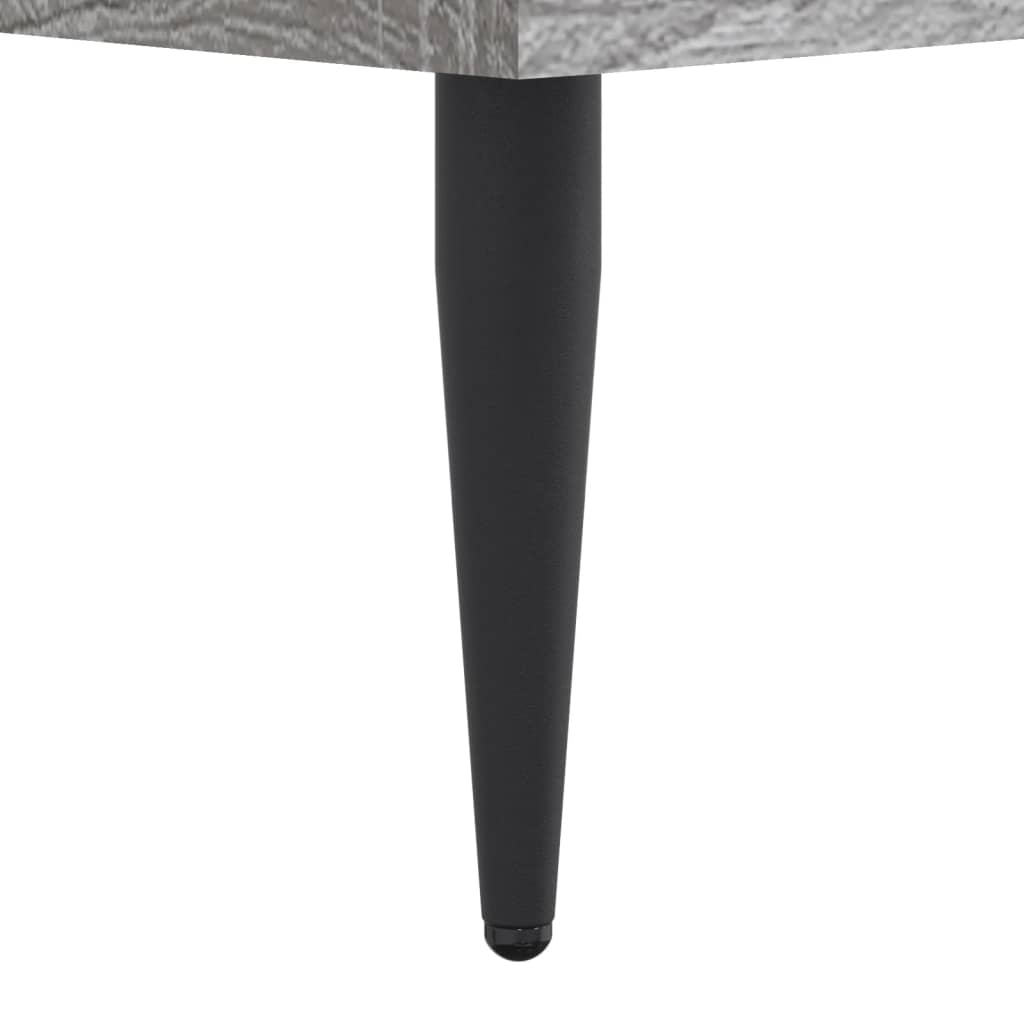 vidaXL Cadre de lit sonoma gris 120x190 cm bois d'ingénierie