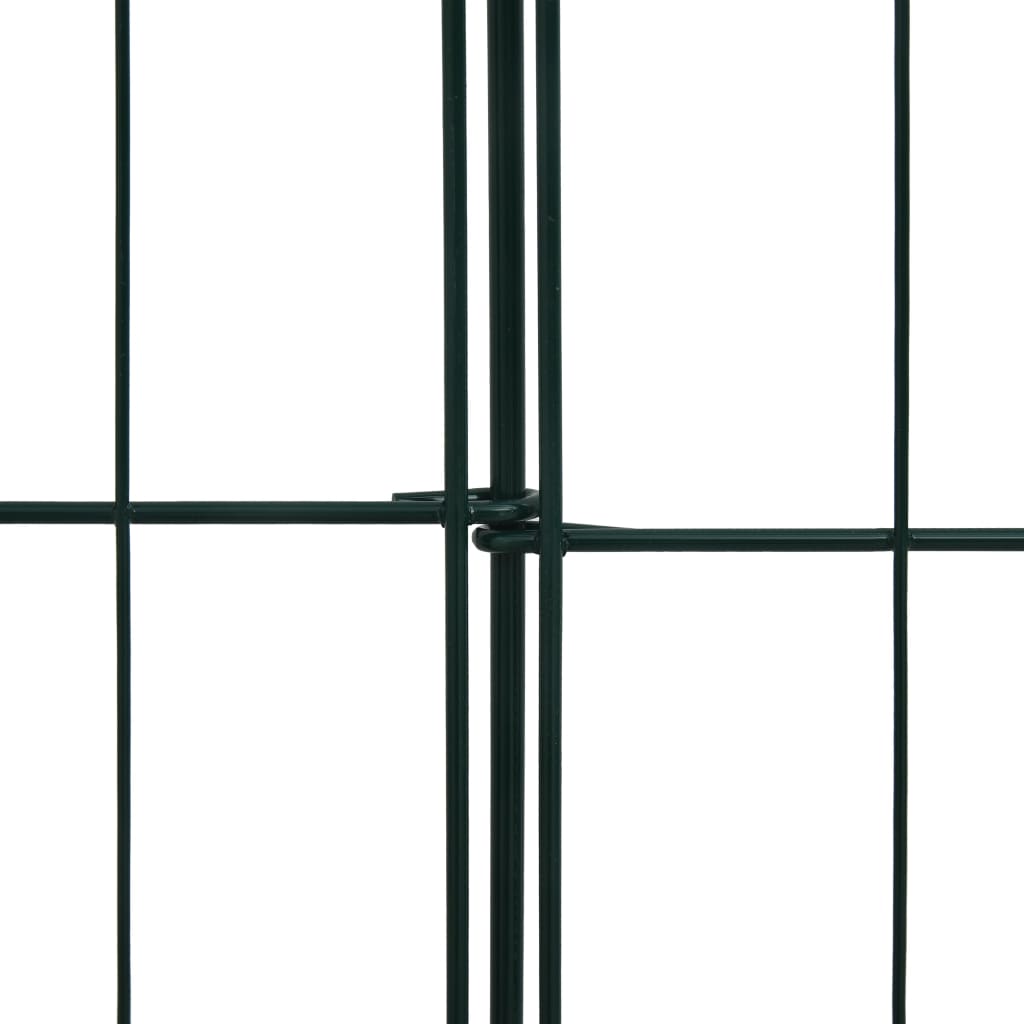 vidaXL Ensemble de clôture de jardin 115x79 cm vert