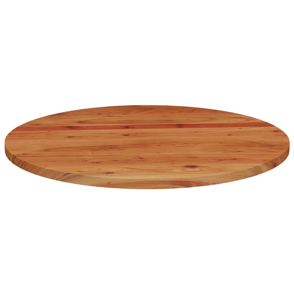vidaXL Dessus de table Ø70x2,5 cm rond bois massif d'acacia