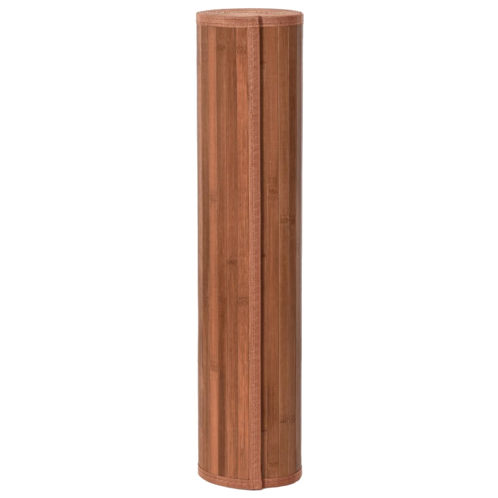 vidaXL Tapis rectangulaire marron 80x1000 cm bambou
