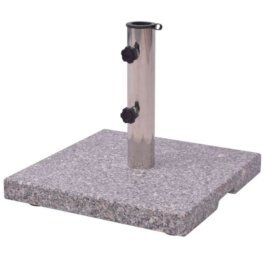 vidaXL Socle de parasol en granite 20 kg