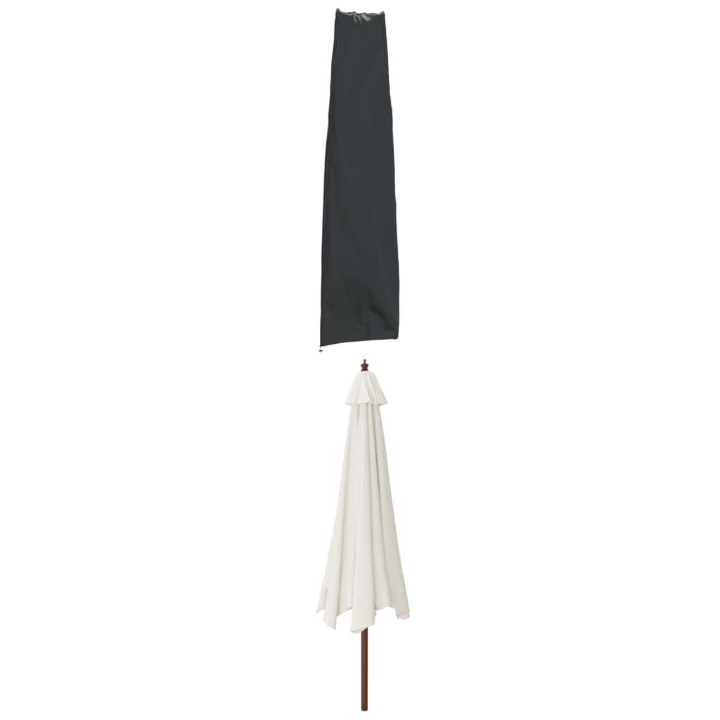 vidaXL Housses de parapluie de jardin 2 pcs 190x50/30 cm 420D