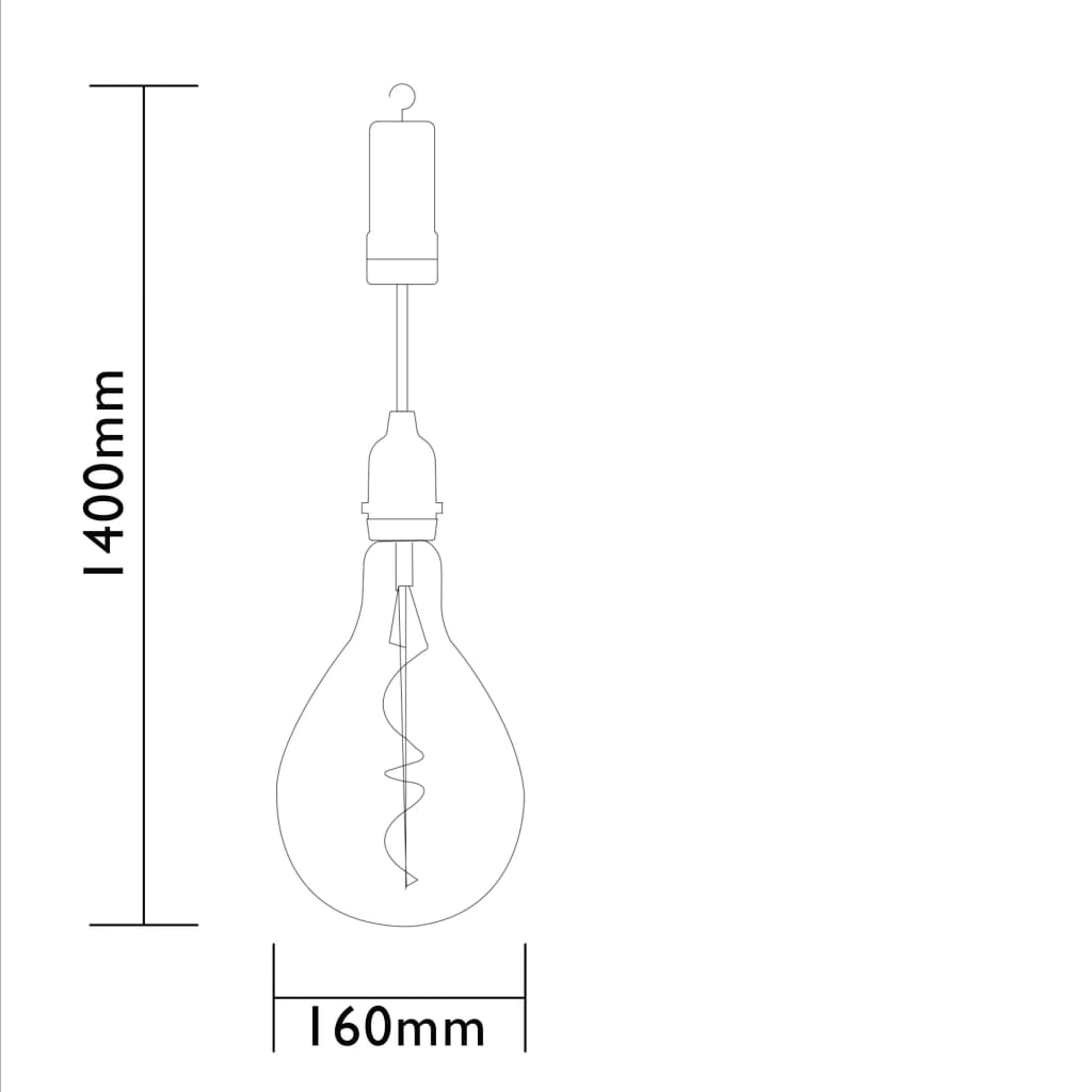 Luxform Ampoule à LED à pile de jardin Raindrop