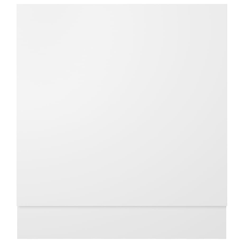 vidaXL Panneau de lave-vaisselle Blanc 59,5x3x67 cm Aggloméré