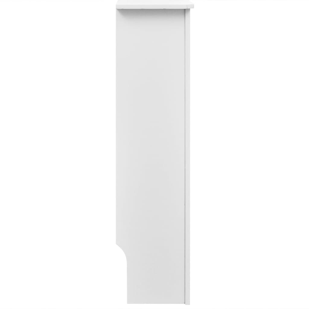 vidaXL Cache-radiateur 152 cm MDF Blanc