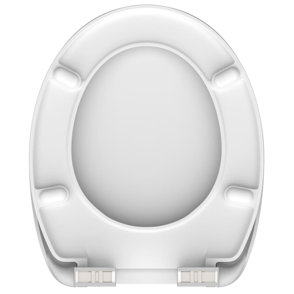 SCHÜTTE Siège de toilette Duroplast avec fermeture en douceur WHITE