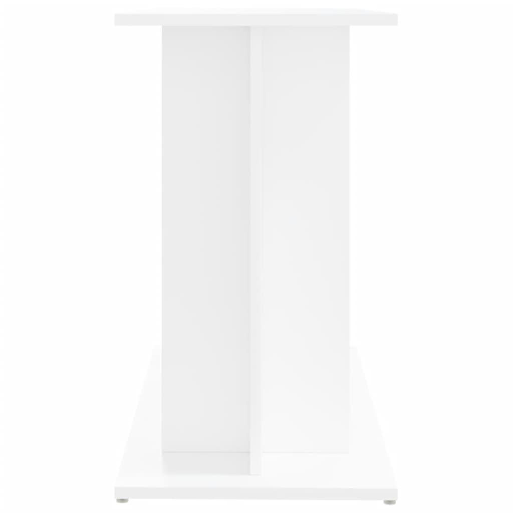 vidaXL Support pour aquarium blanc 80x35x60 cm bois d'ingénierie