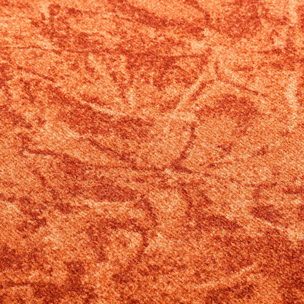 vidaXL Tapis de couloir antidérapant Terre cuite 100x250 cm