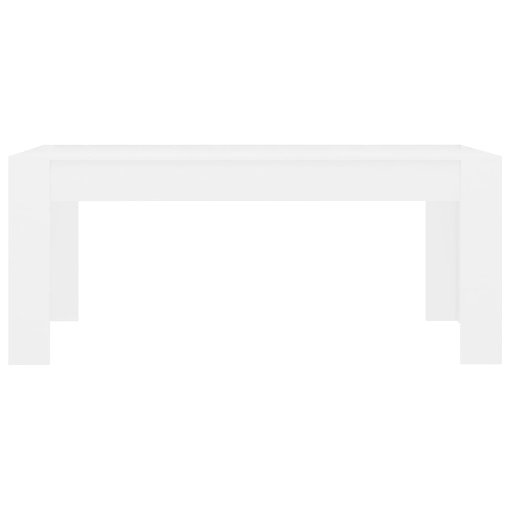vidaXL Table de salle à manger Blanc 180 x 90 x 76 cm Aggloméré