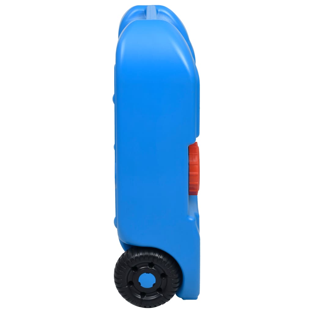vidaXL Réservoir d'eau sur roues pour camping 40 L Bleu