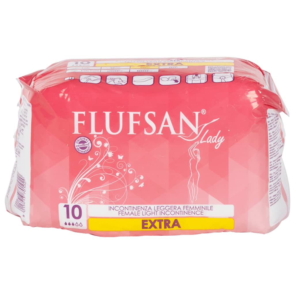 Flufsan Serviettes d'incontinence pour femmes 120 pcs
