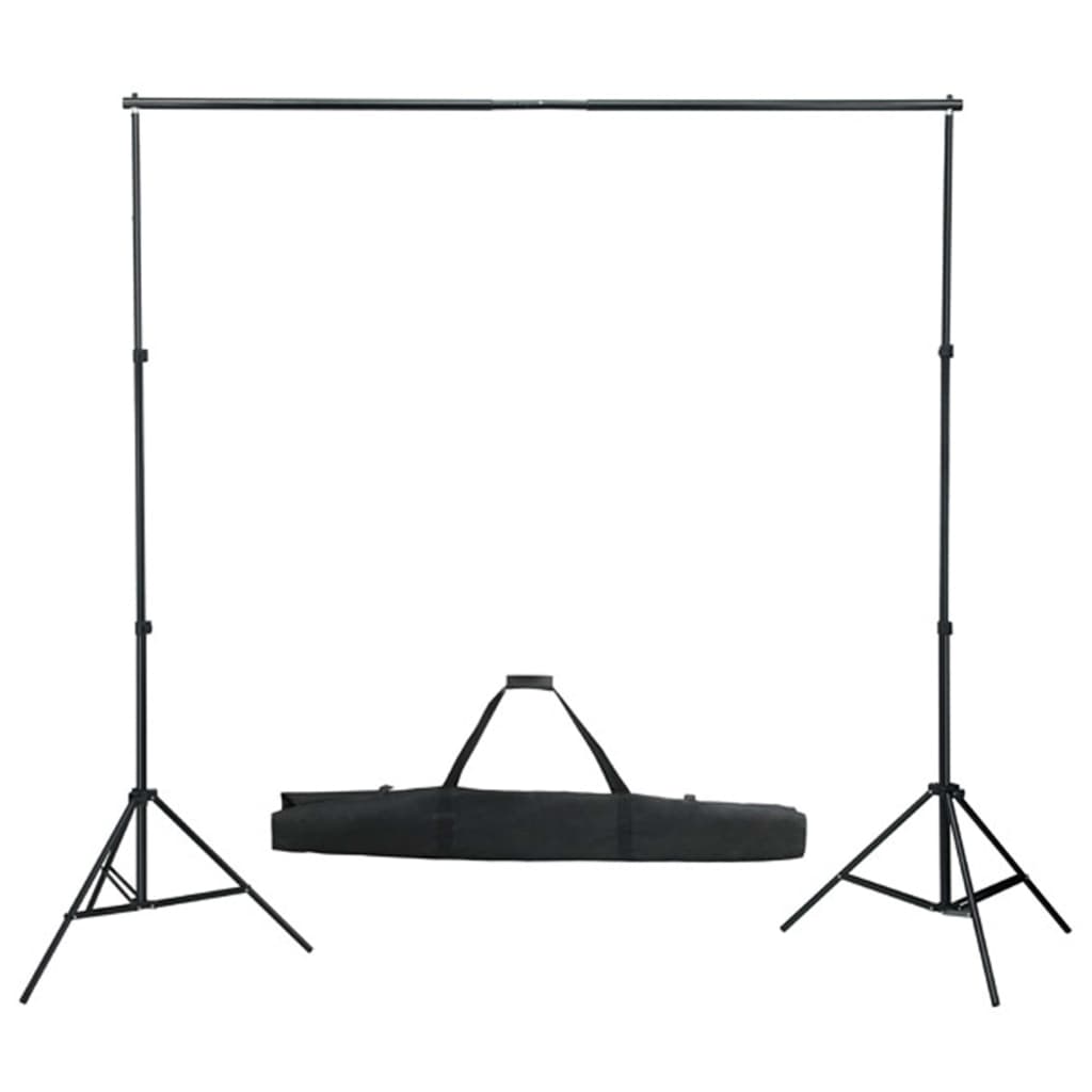 vidaXL Kit de studio photo avec toile de fond lampes et parapluies