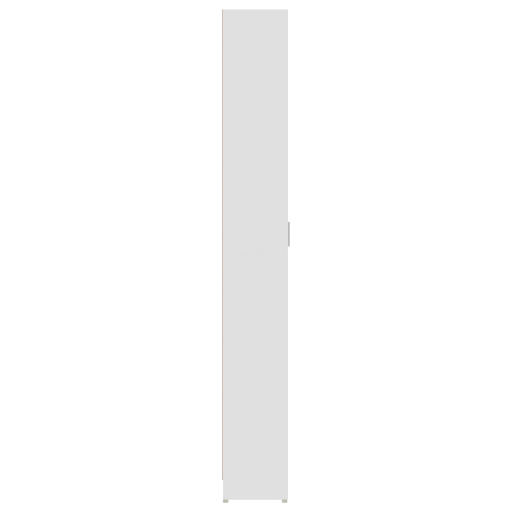 vidaXL Garde-robe de couloir Blanc 55x25x189 cm Bois d'ingénierie