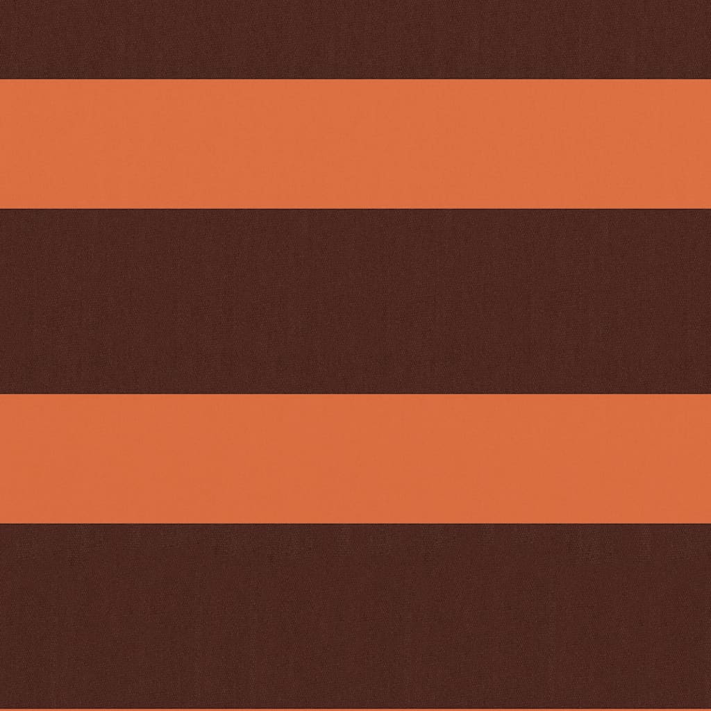vidaXL Écran de balcon Orange et marron 75x600 cm Tissu Oxford