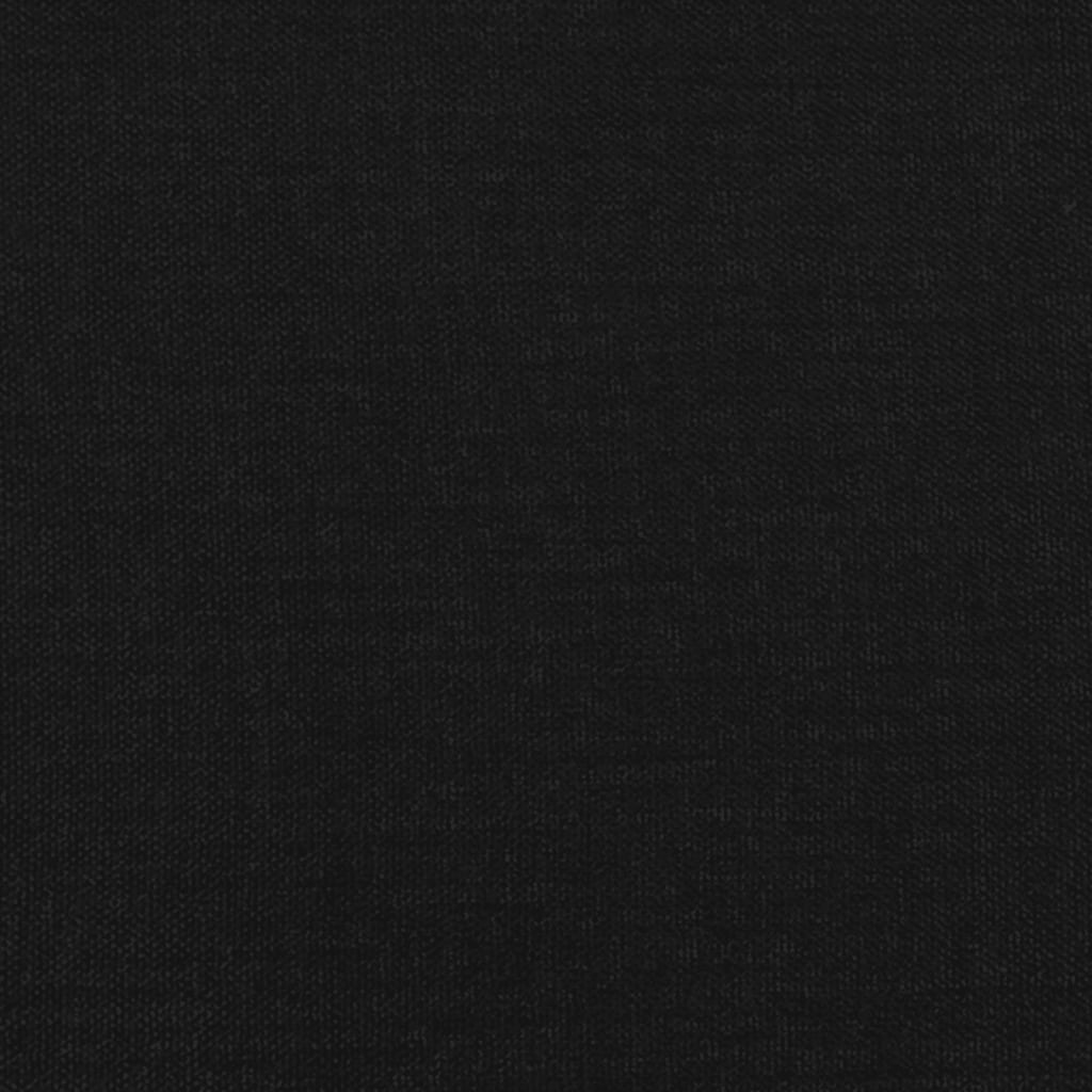 vidaXL Cadre de lit Noir 100x200 cm Tissu