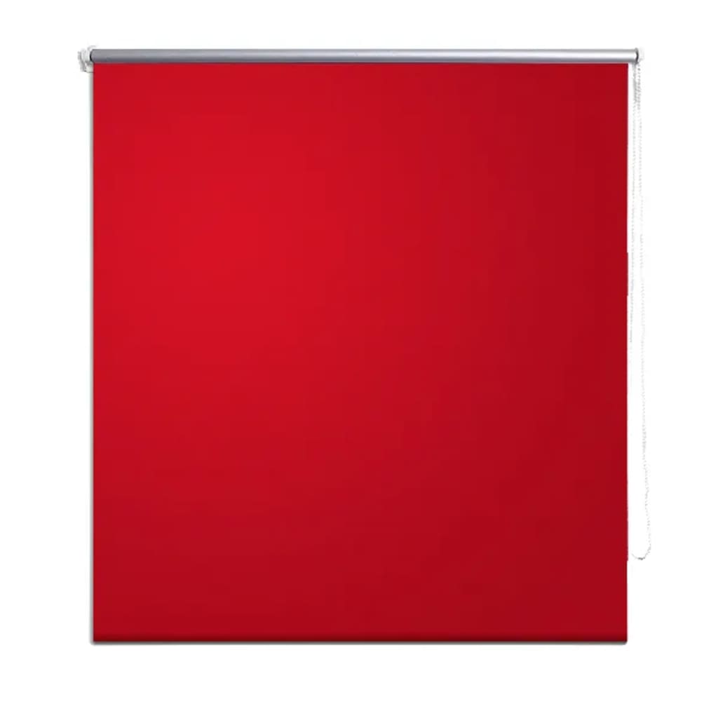 Store enrouleur occultant rouge 40 x 100 cm