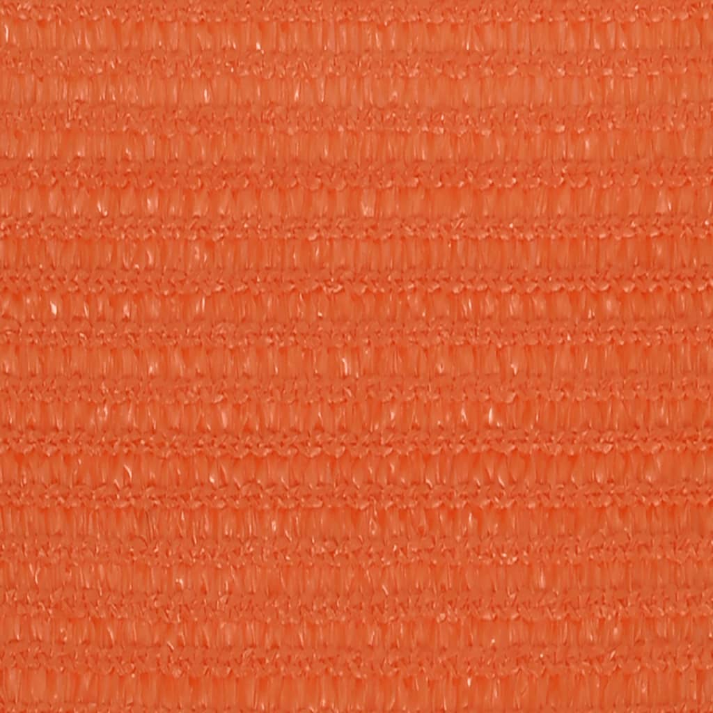 vidaXL Voile d'ombrage 160 g/m² Orange 3,5x4,5 m PEHD