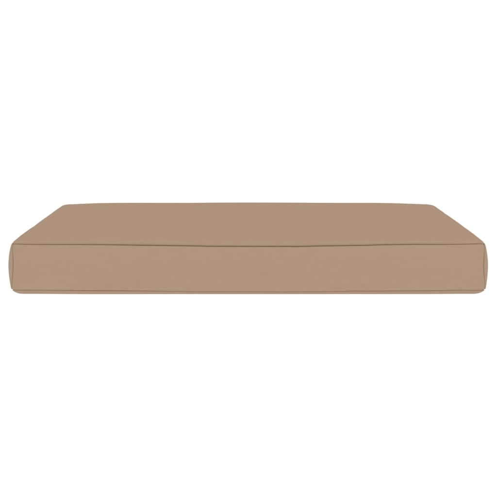 vidaXL Coussin de plancher de palette 60x61,5x6 cm Taupe Tissu