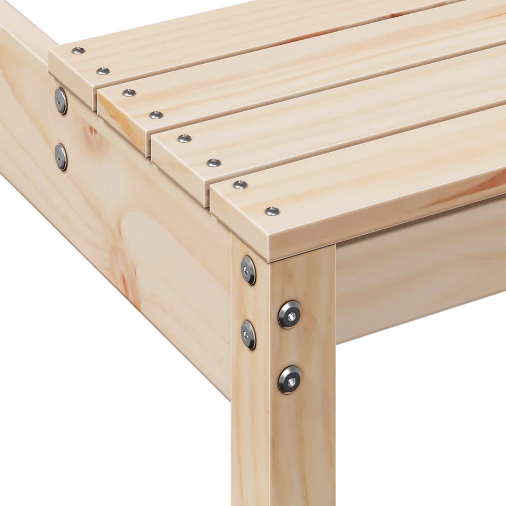 vidaXL Table de pique-nique 160x134x75 cm bois massif de pin