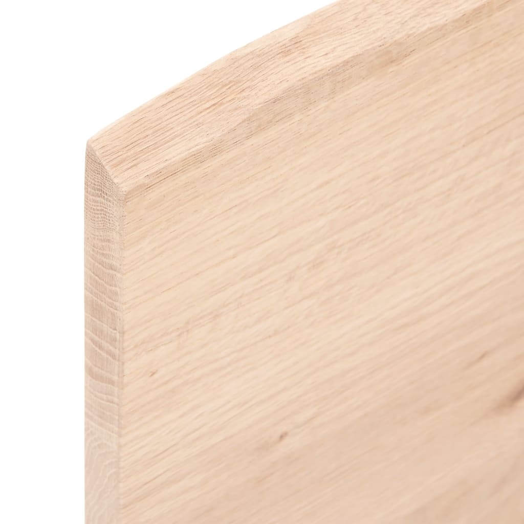 vidaXL Dessus de table 60x50x2 cm bois de chêne massif non traité