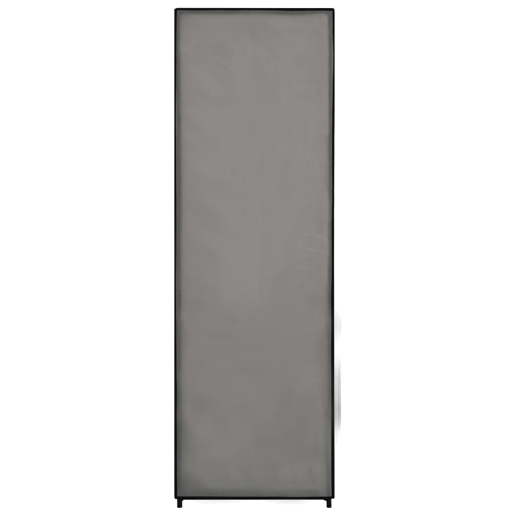 vidaXL Garde-robe Gris 87 x 49 x 159 cm Tissu