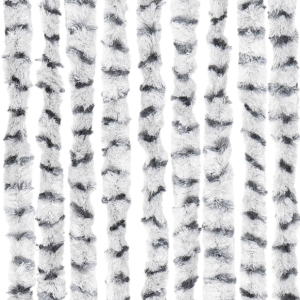 vidaXL Moustiquaire Gris clair et gris foncé 56x185 cm Chenille