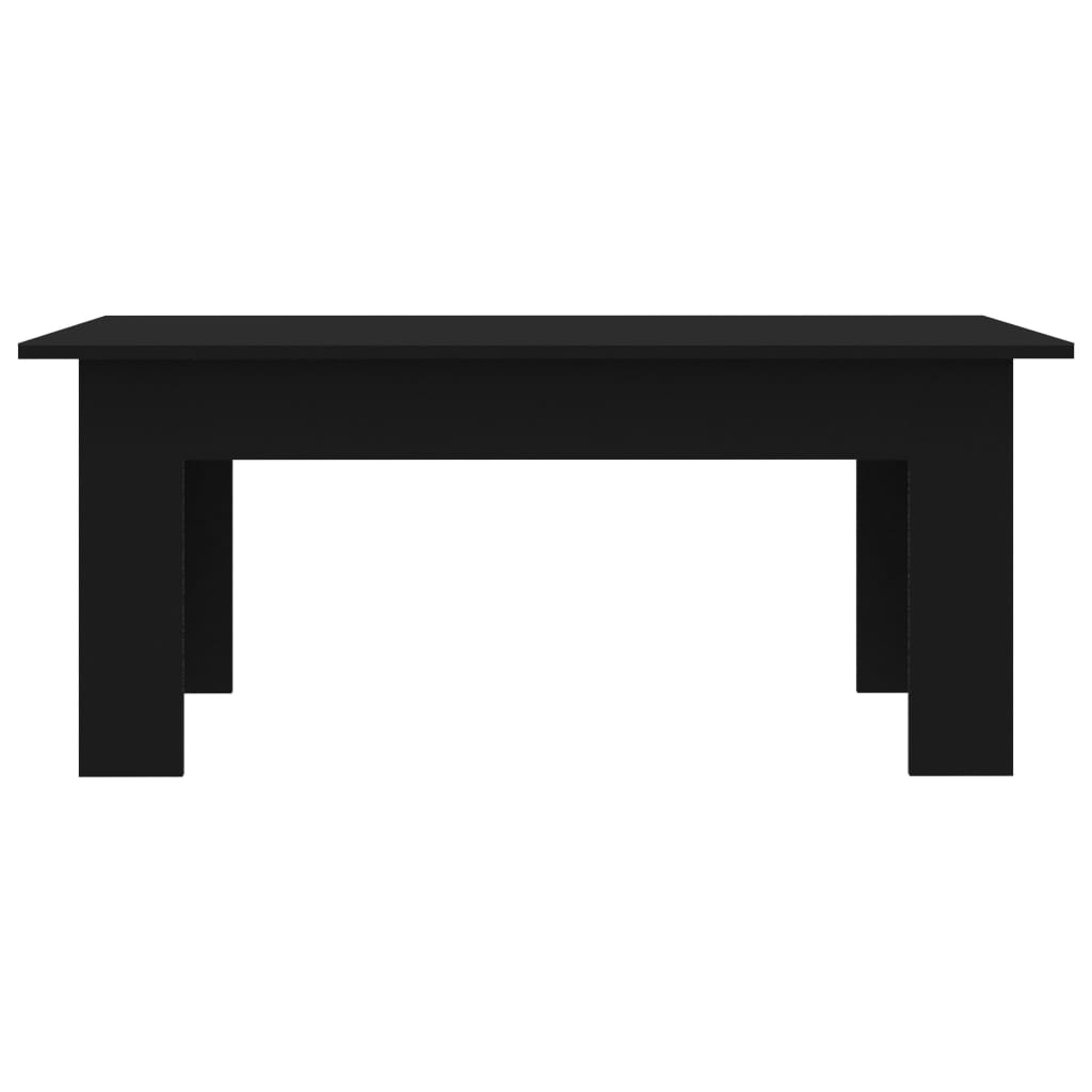 vidaXL Table basse Noir 100 x 60 x 42 cm Aggloméré