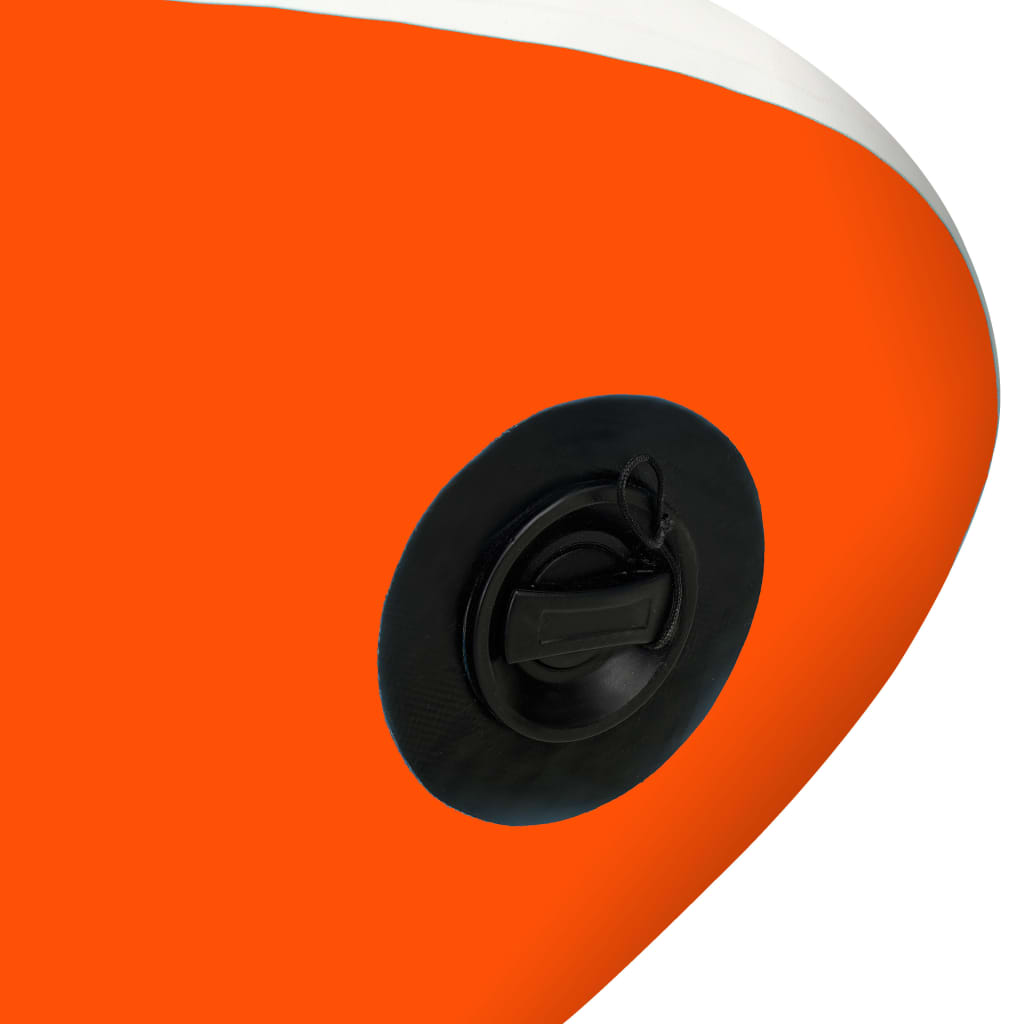 vidaXL Ensemble de planche SUP gonflable 320x76x15 cm Orange