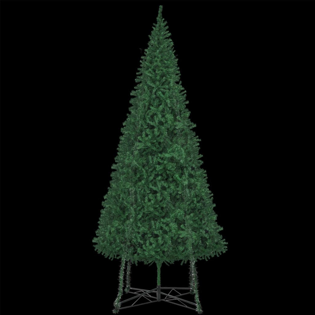 vidaXL Sapin de Noël artificiel avec support 500 cm Vert