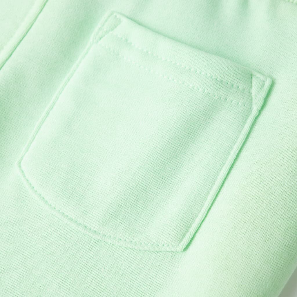 Pantalon de survêtement pour enfants vert vif 92