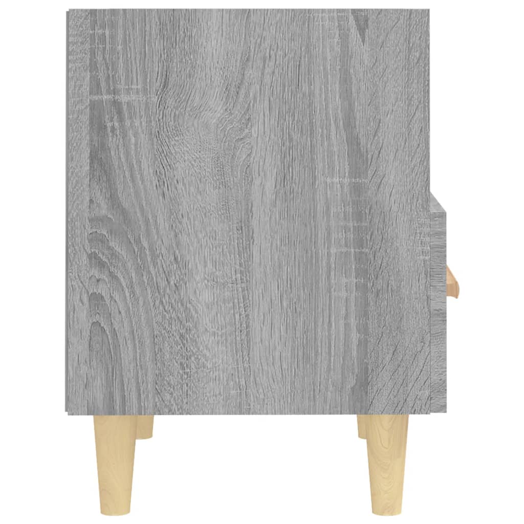 vidaXL Tables de chevet 2 pcs Sonoma gris 40x35x47 cm