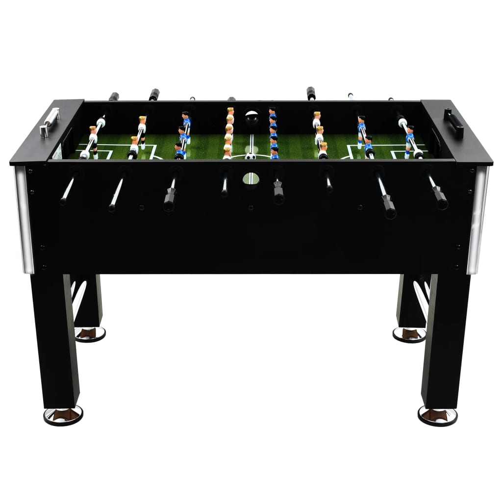 vidaXL Table de football Acier 60 kg 140 x 74,5 x 87,5 cm Noir