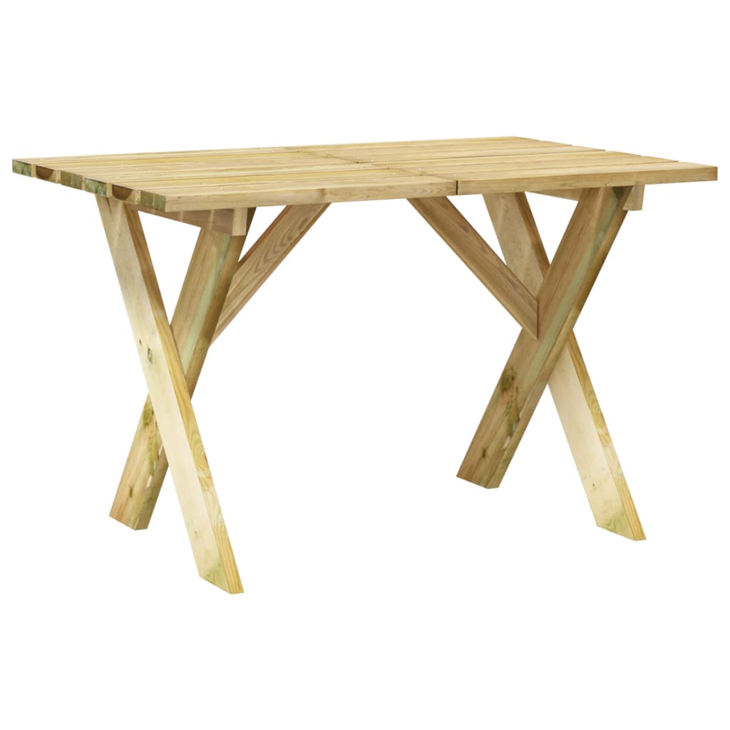 vidaXL Table de jardin 110x73x70 cm Bois de pin imprégné