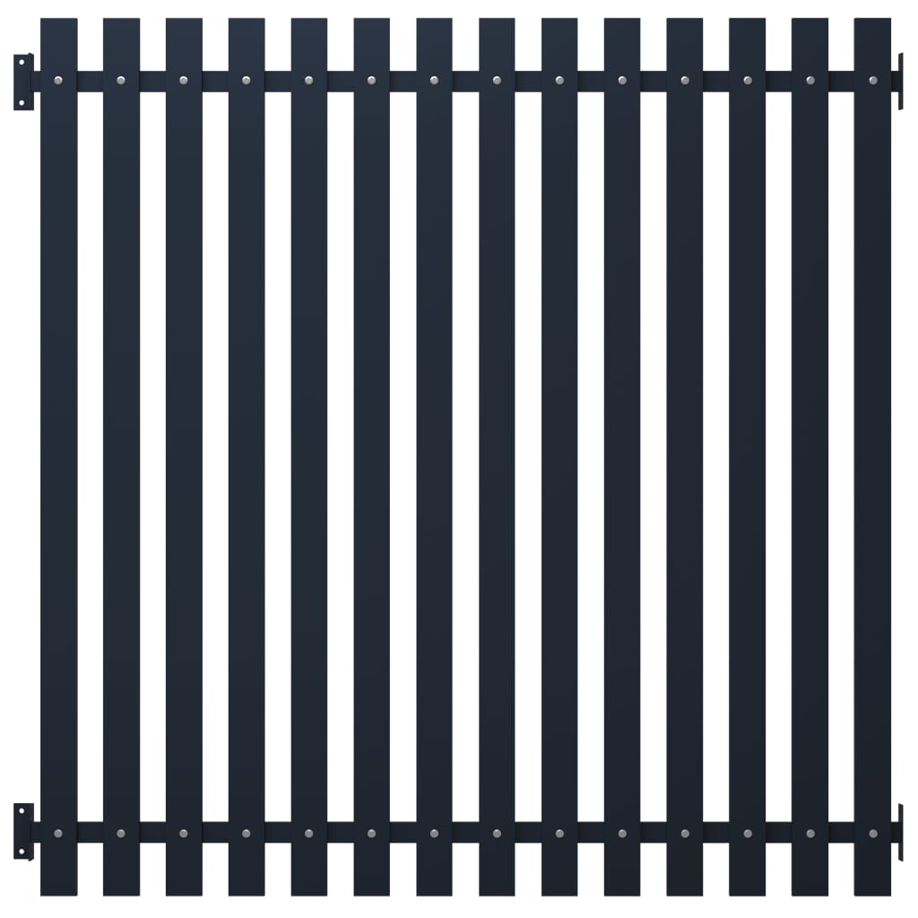 vidaXL Panneau clôture Anthracite 170,5x170 cm Acier enduit de poudre