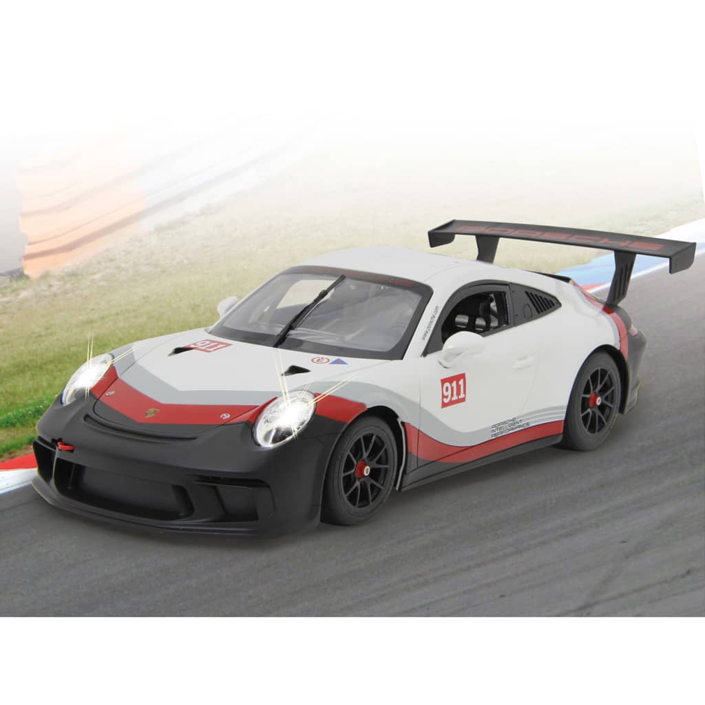 JAMARA Supercar télécommandé Porsche 911 GT3 Cup 1:14 Blanc