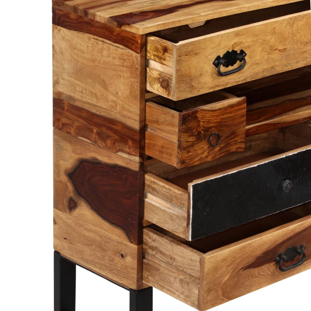 vidaXL Buffet Bois massif de Sesham 115 x 30 x 80 cm