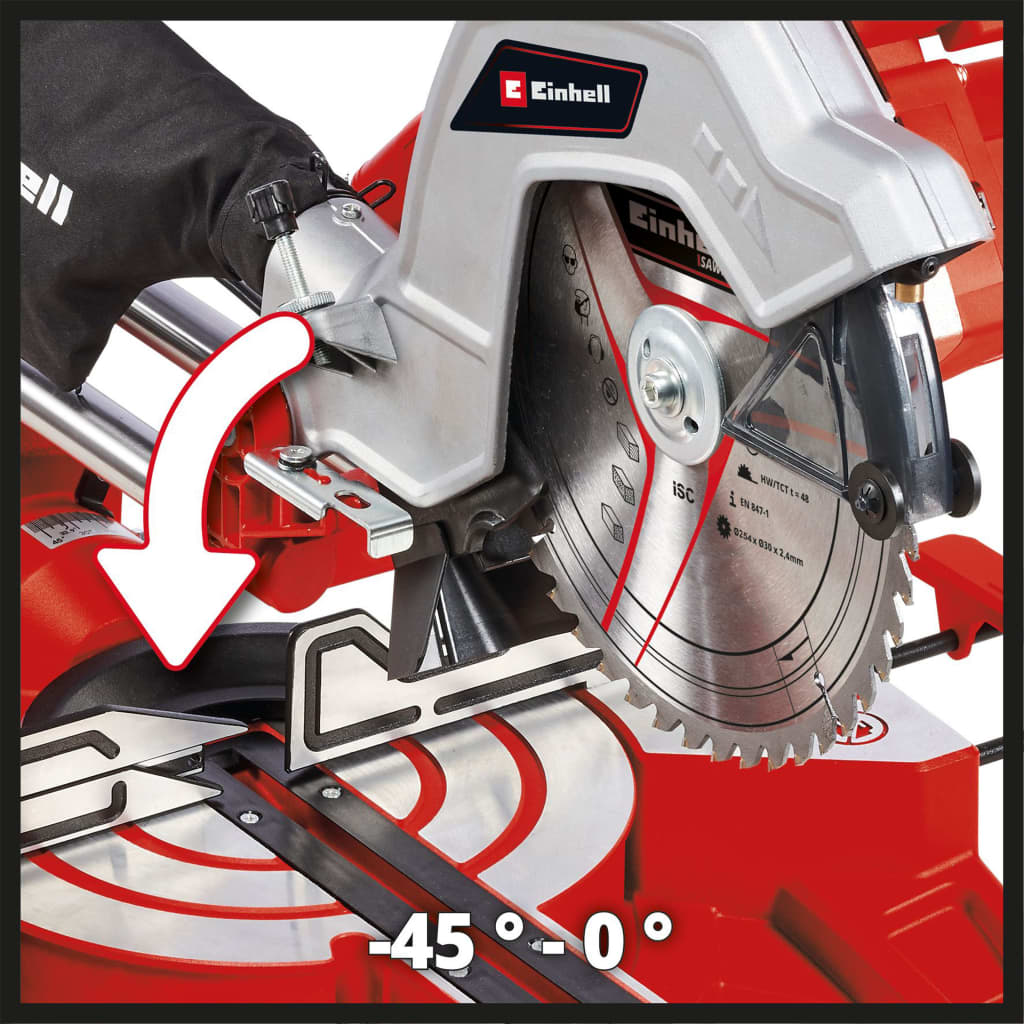 Einhell Scie à onglet coulissante TC-SM 254 1800 W