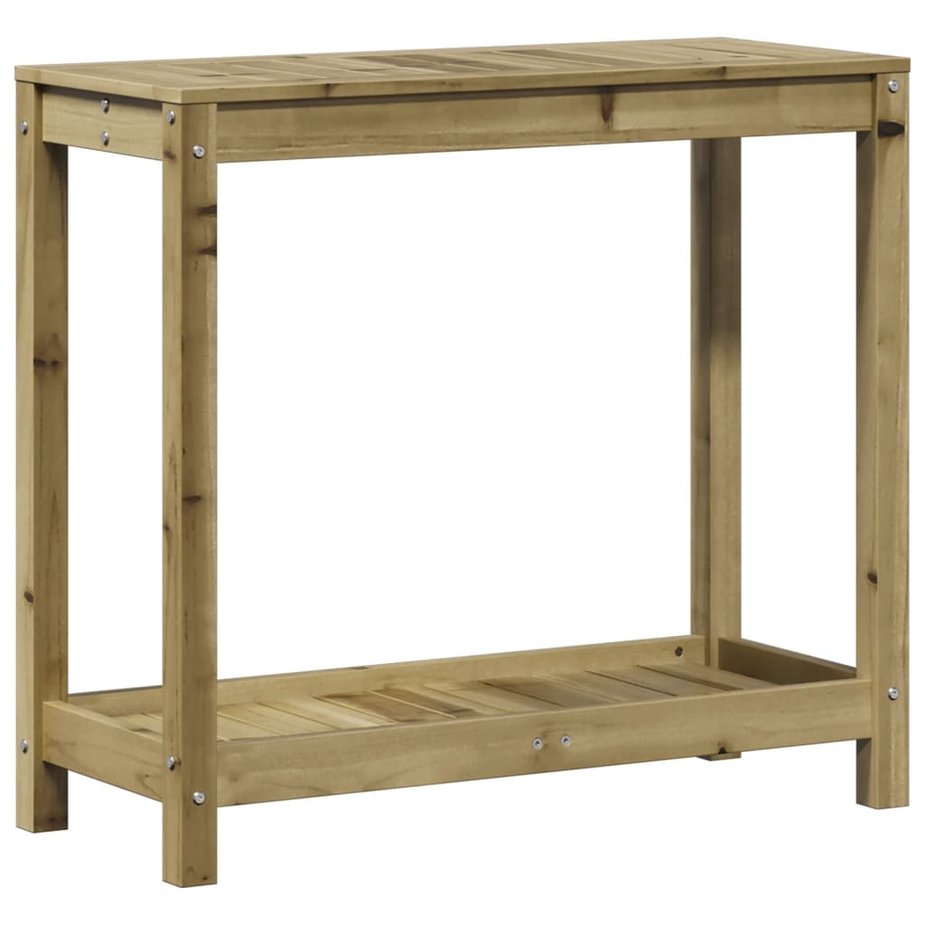 vidaXL Table de rempotage avec étagère 82,5x35x75 cm bois pin imprégné