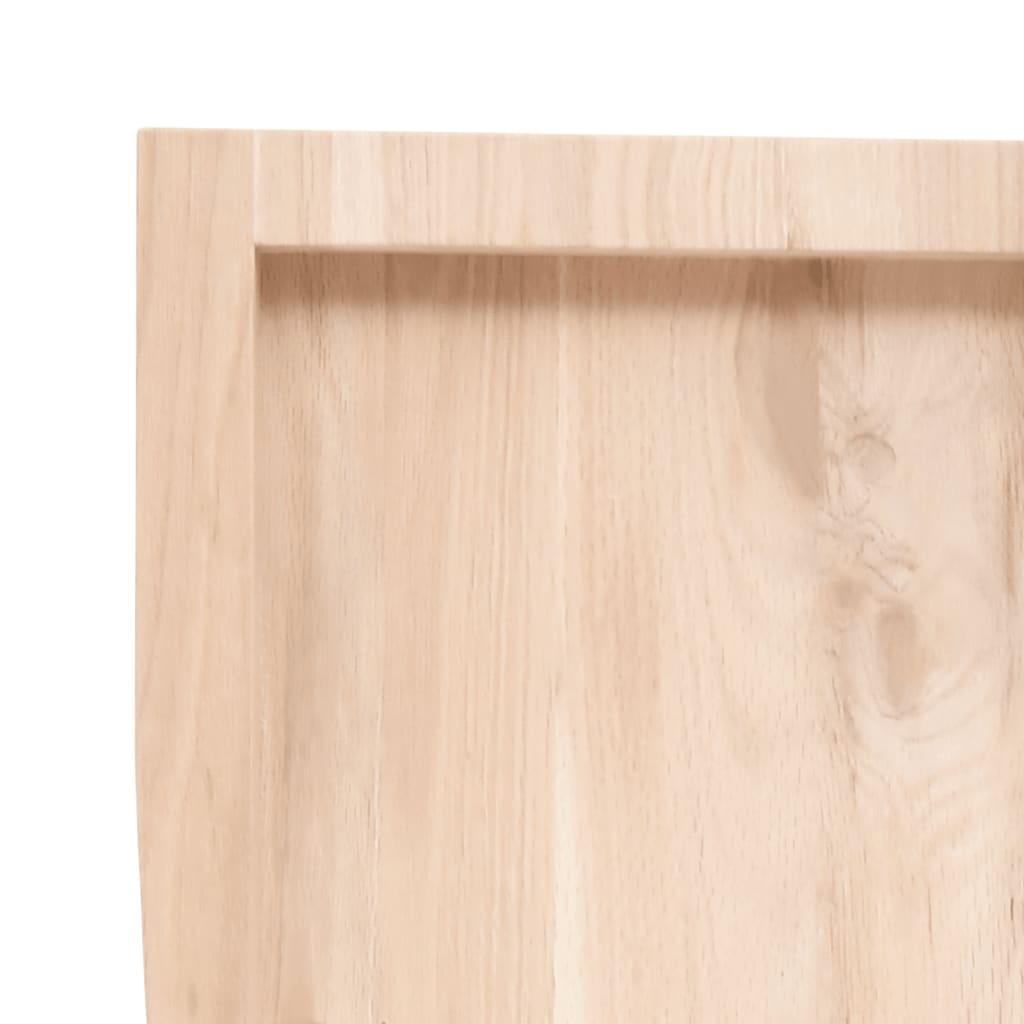 vidaXL Dessus de table 200x60x(2-4) cm bois de chêne massif non traité