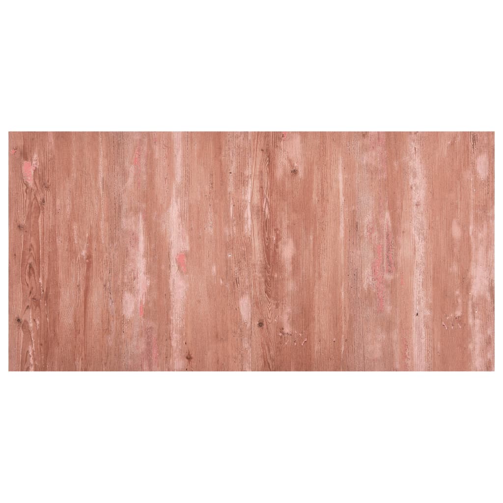 vidaXL Planches de plancher autoadhésives 20 pcs PVC 1,86 m² Rouge